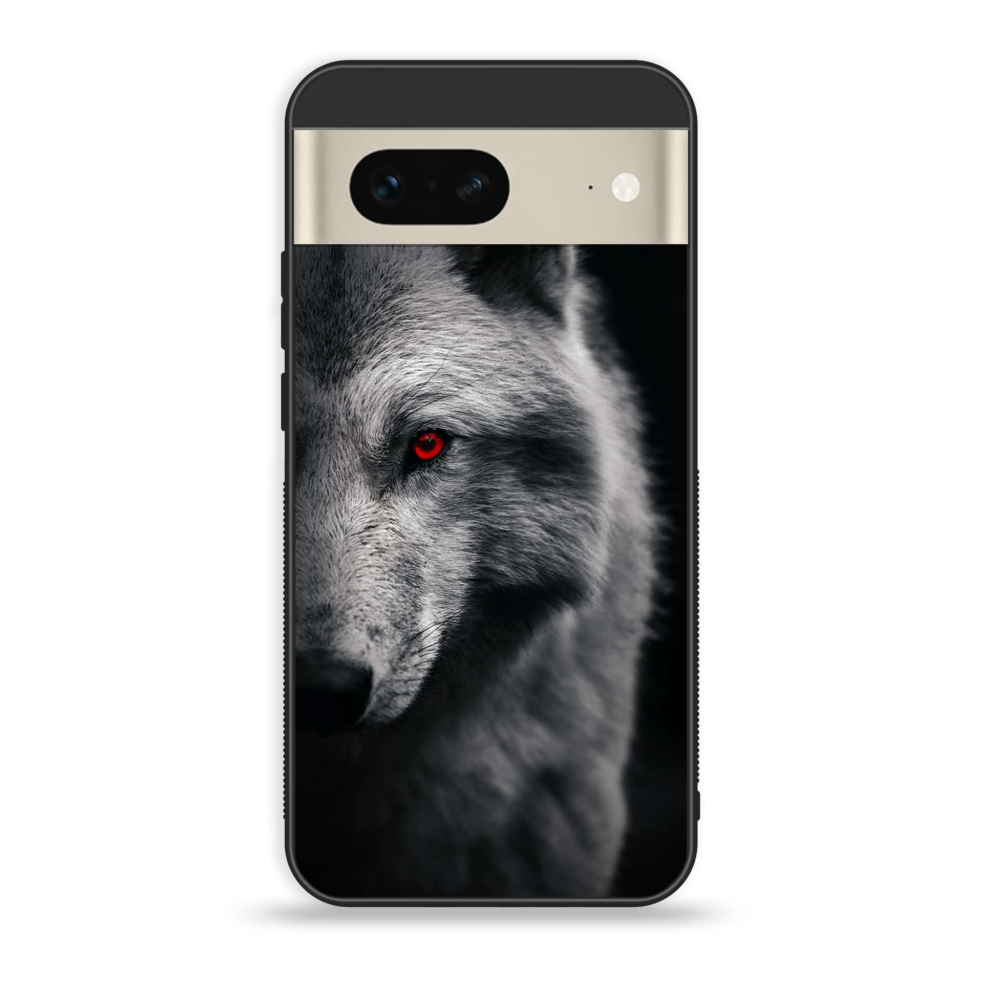 Google Pixel 7a  - Wolf Design 10 - Premium Printed soft Bumper Shock Proof Case CS-43399