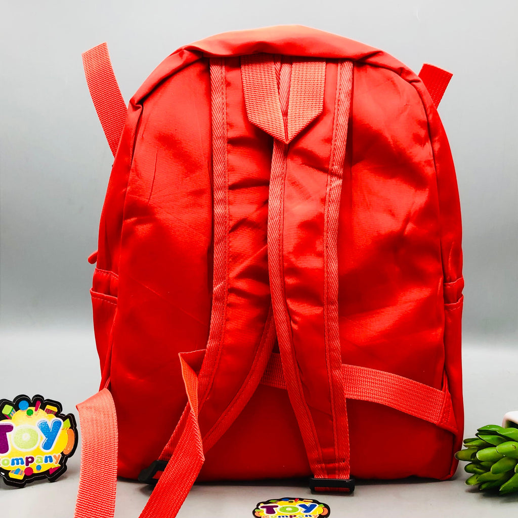 12* Inches Bus Themed Kids School Bag With Pocket