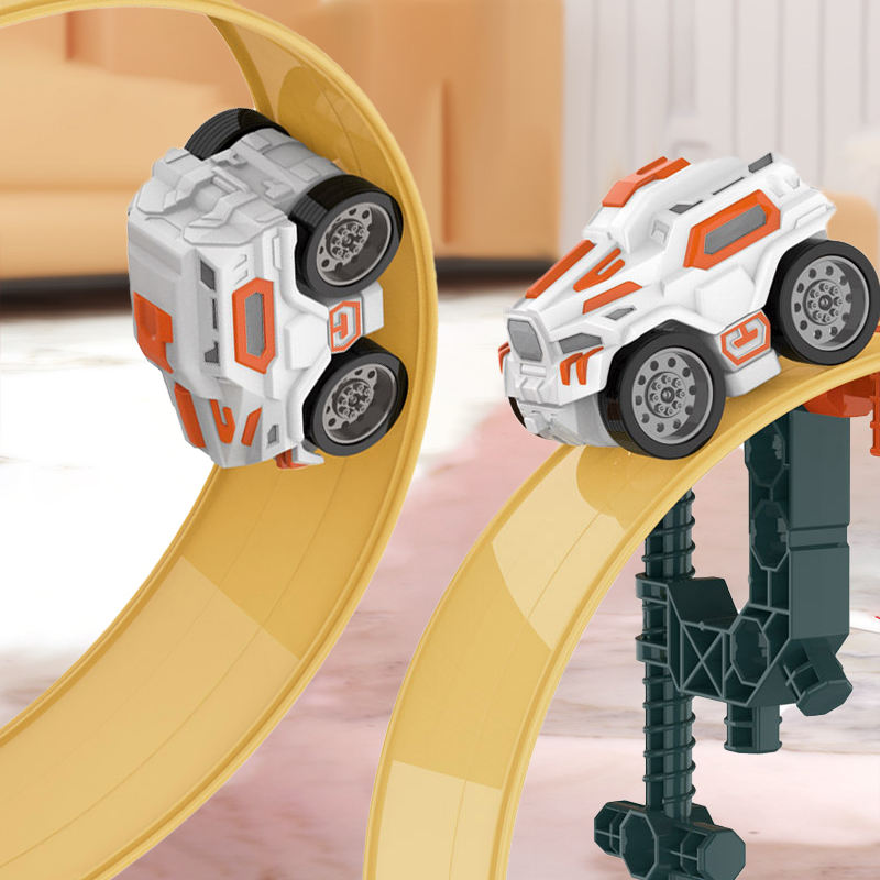 14Pcs DIY Kids Magnetic Flexible Car Track Set