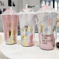 Reusable Double Wall Cups Leakproof Insulated Drinkware