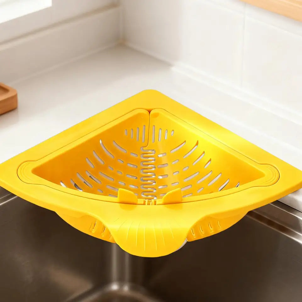 Magnetic Corner Sink Drain Basket Kitchen Strainer