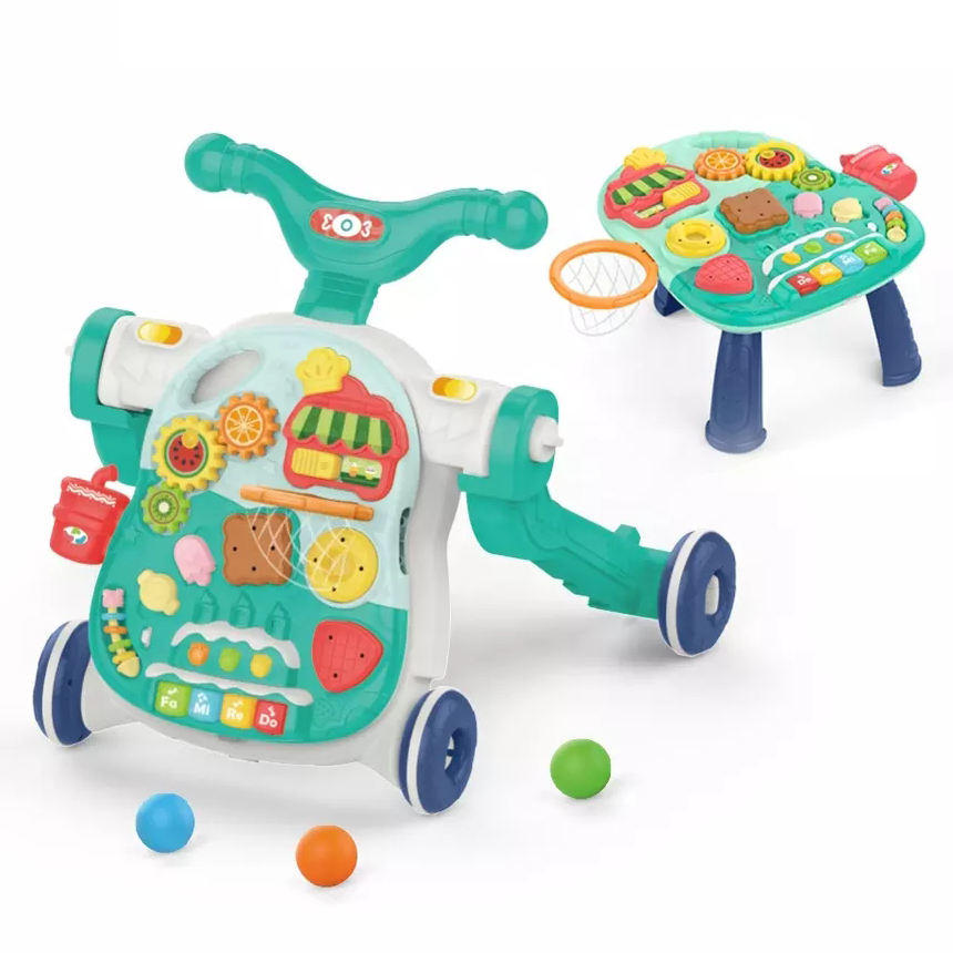 Huanger Multi-functional Baby Musical Walker & Activity Table