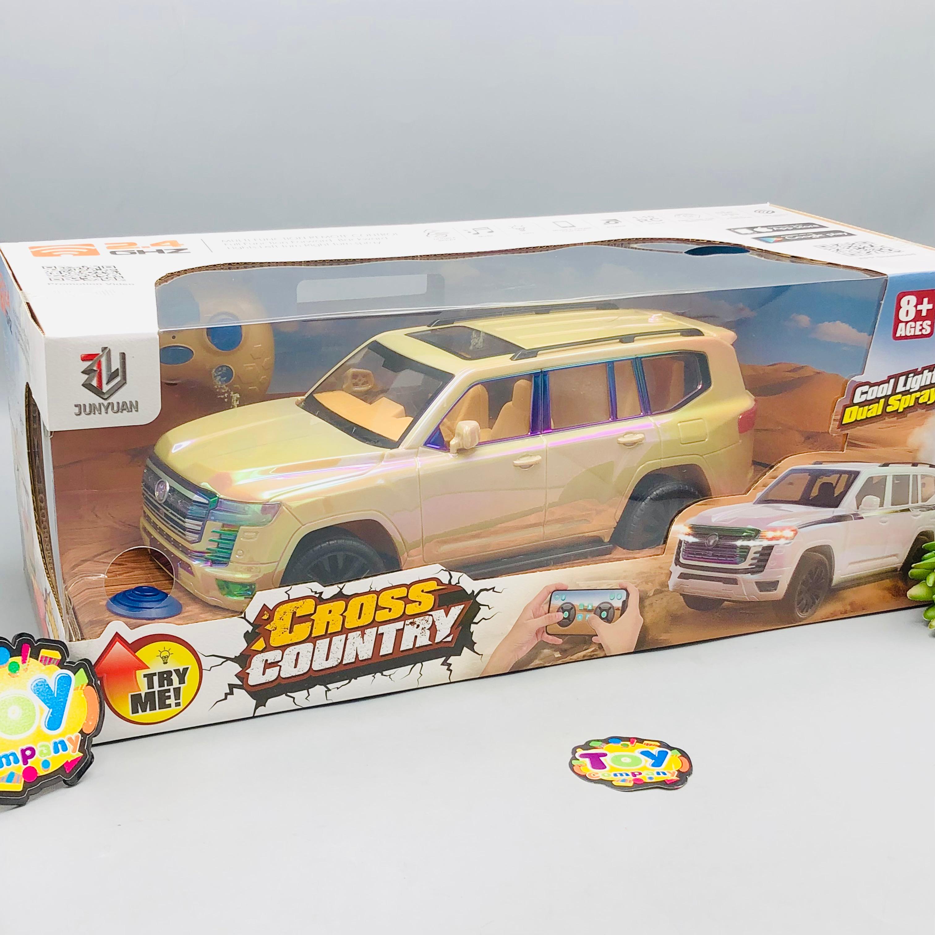 2.4GHz RC 1:10 Land Cruiser Racing Model With Smoke