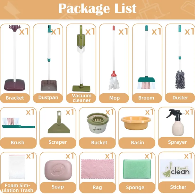 23Pcs Kids Little Helper Cleaning Set