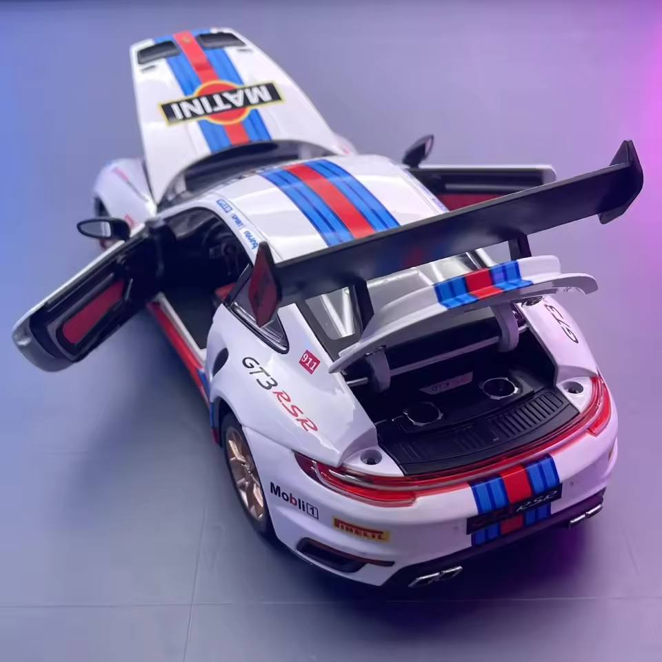 1:24 Diecast Porsche 911 GT3 RSR Model Car