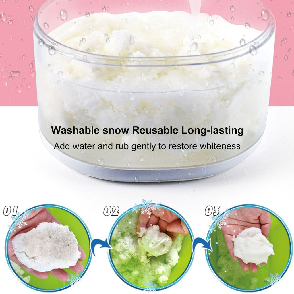 10Pcs DIY Kids Artificial Snow Castle Set