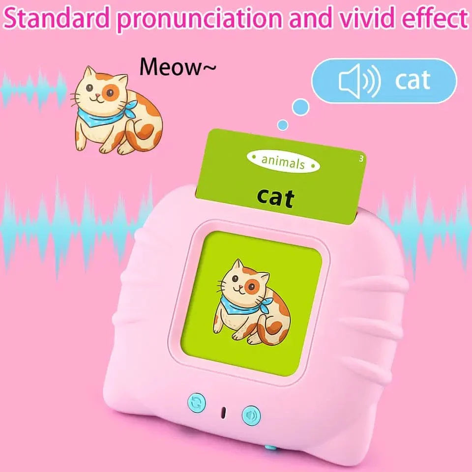 Talking Flash Card Educational Game Set for Preschool Kids