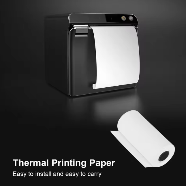 5Pcs Thermal Printer White Paper Rolls