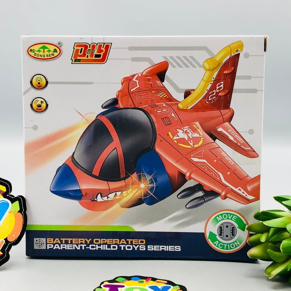 Electric Bump'Go Action Engine Warplane