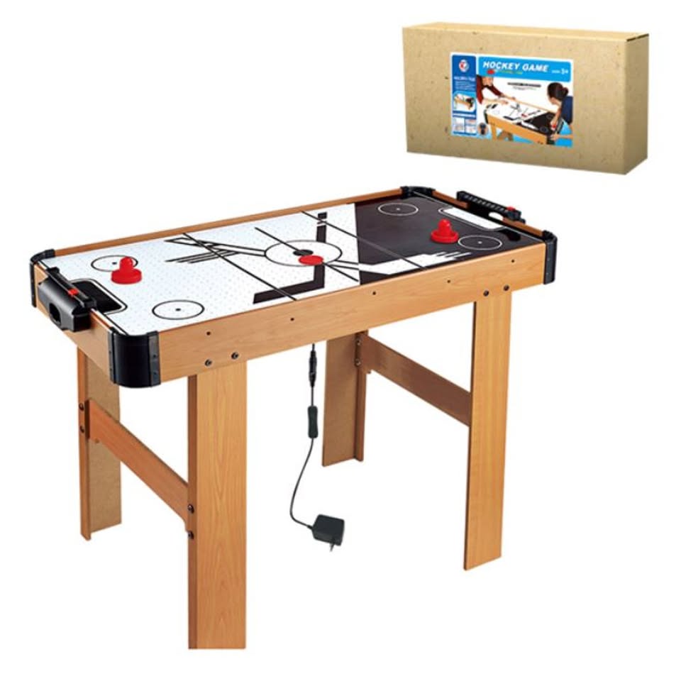 Wooden Air Hockey Game Table With Powerful Fan