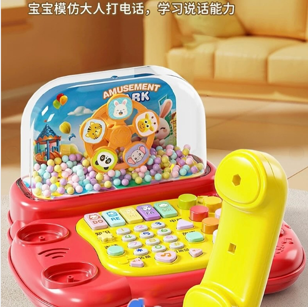 Multi-functional Toddler Musical Snowflake Telephone