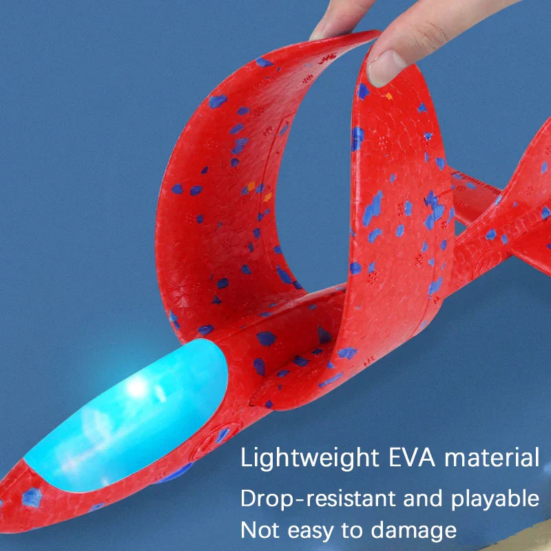 Children Foam Plane Launcher Toy Outdoor