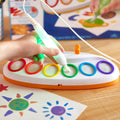 25Pcs Toddlers Magical Painting Set With Light-up Brush