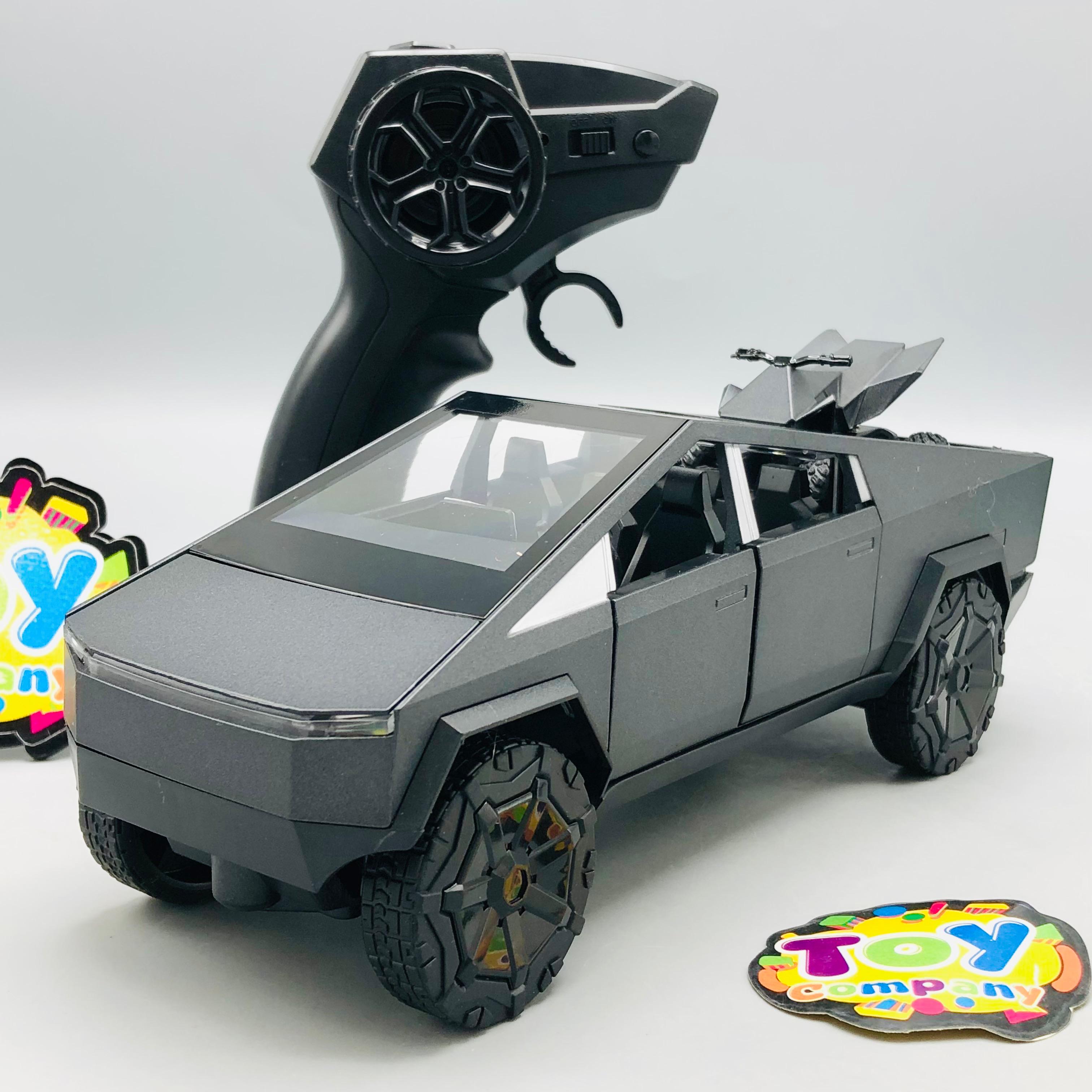 1:24 RC Diecast Tesla Model With Quad Bike