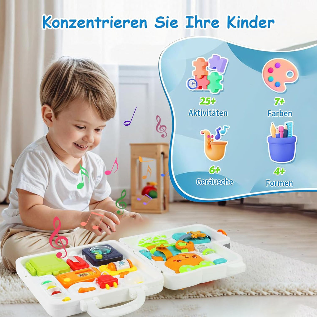 Multi-functional Montessori Puzzle Busy Book