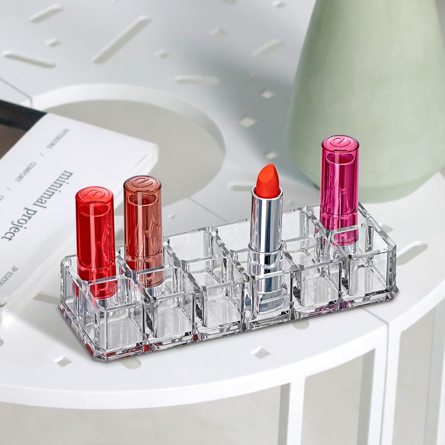 12 Grid Lipstick Organizer