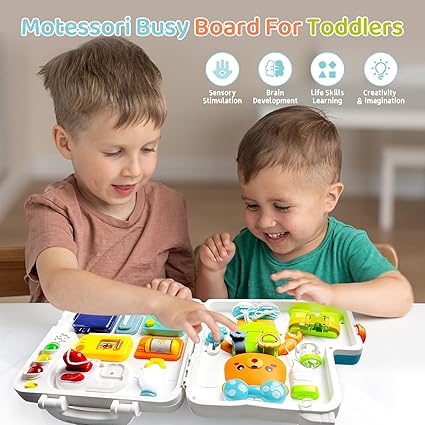 Multi-functional Montessori Puzzle Busy Book