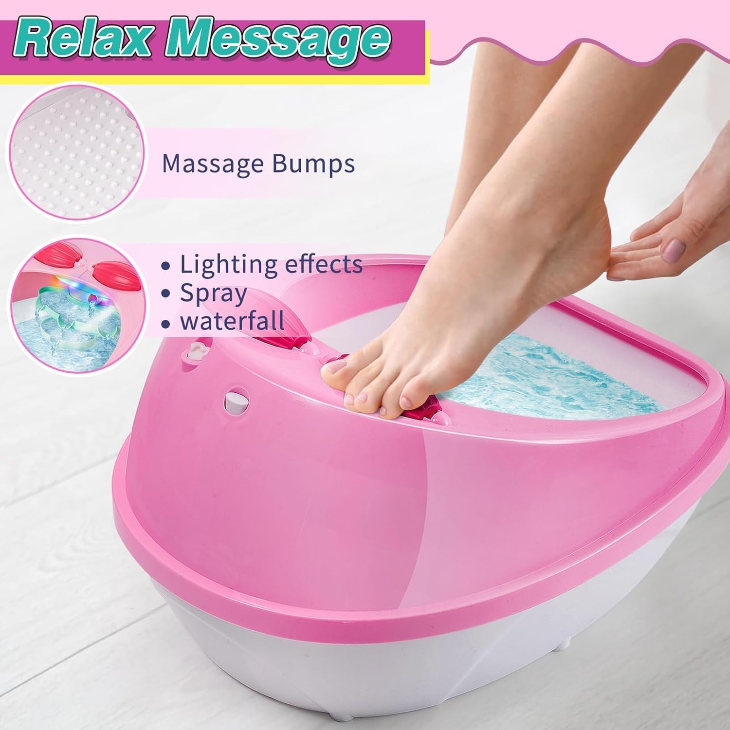 13Pcs Realistic Girls Magical Water Beads Soothing Foot Spa