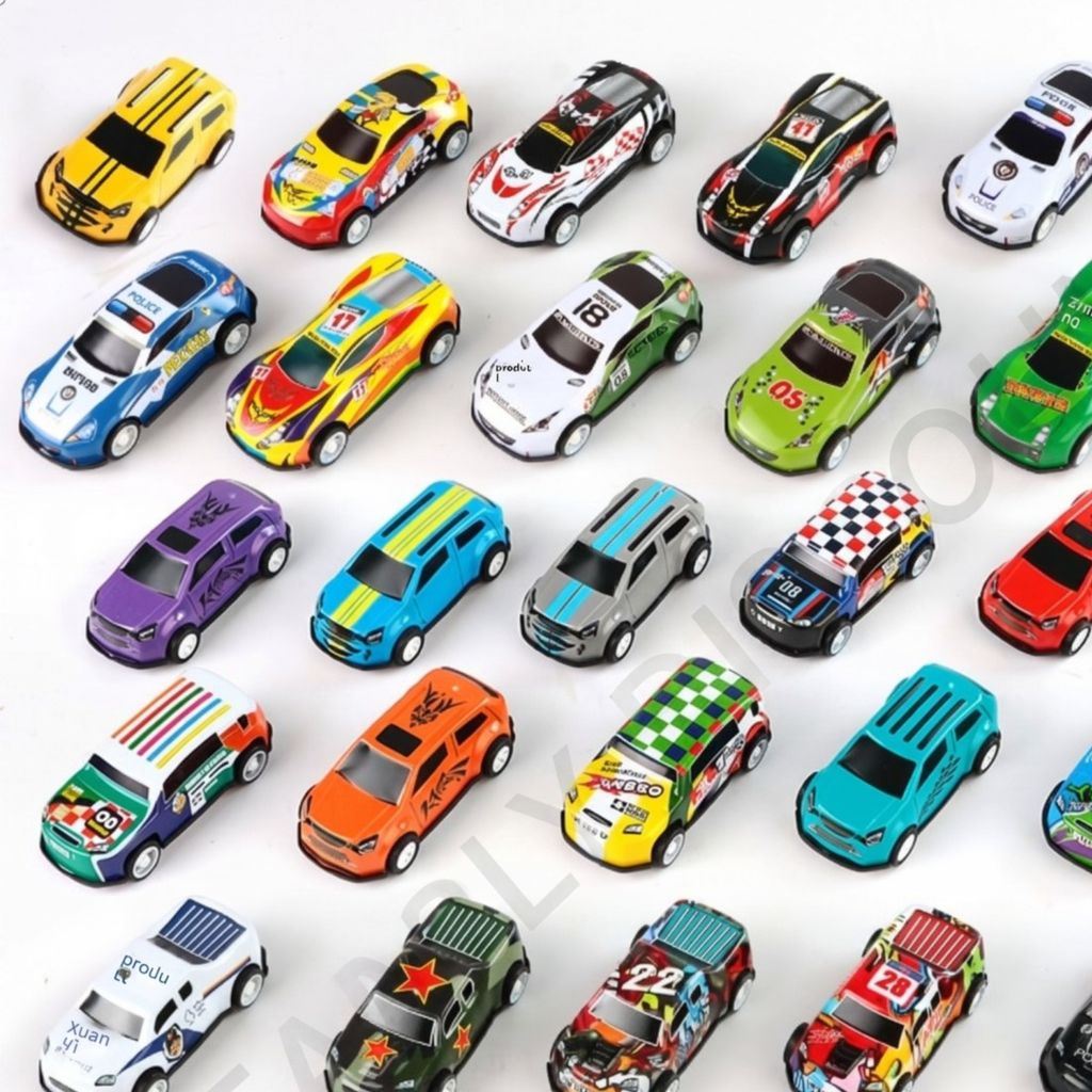 20 Pcs Diecast Metal Toy Car Set for Kids