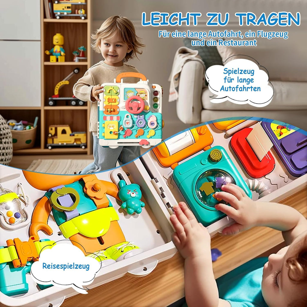 Multi-functional Montessori Puzzle Busy Book