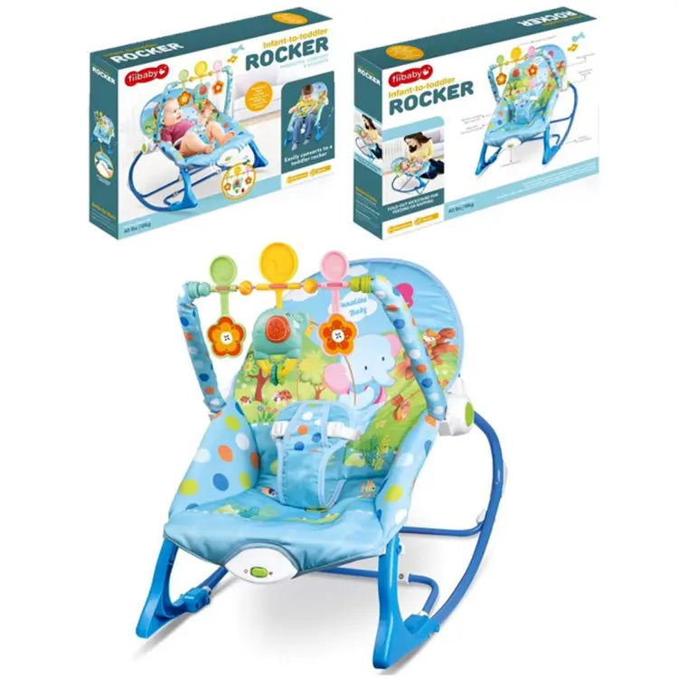 Musical Infant To Toddler Rocker Babysitter With Toys