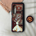 Galaxy Z Fold 3 - Persian Calligraphy Art 05 - Sufi (صُوفِيّ) - Premium Metal Printed soft Bumper shock Proof Case CS-43463
