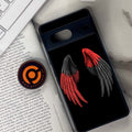 Google Pixel 7 - Angel Wings Design 7 - Premium Metal Printed soft Bumper Shock Proof Case CS-43220