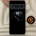 Google Pixel 6 Pro - Black Art Design 1  - Premium Metal Printed soft Bumper Shock Proof Case CS-43229