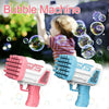 Bubble Machine Gun 32 Holes Blaster For Kids