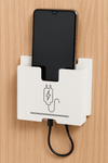 Wall Mount Acrylic Mobile Phone charger Holder