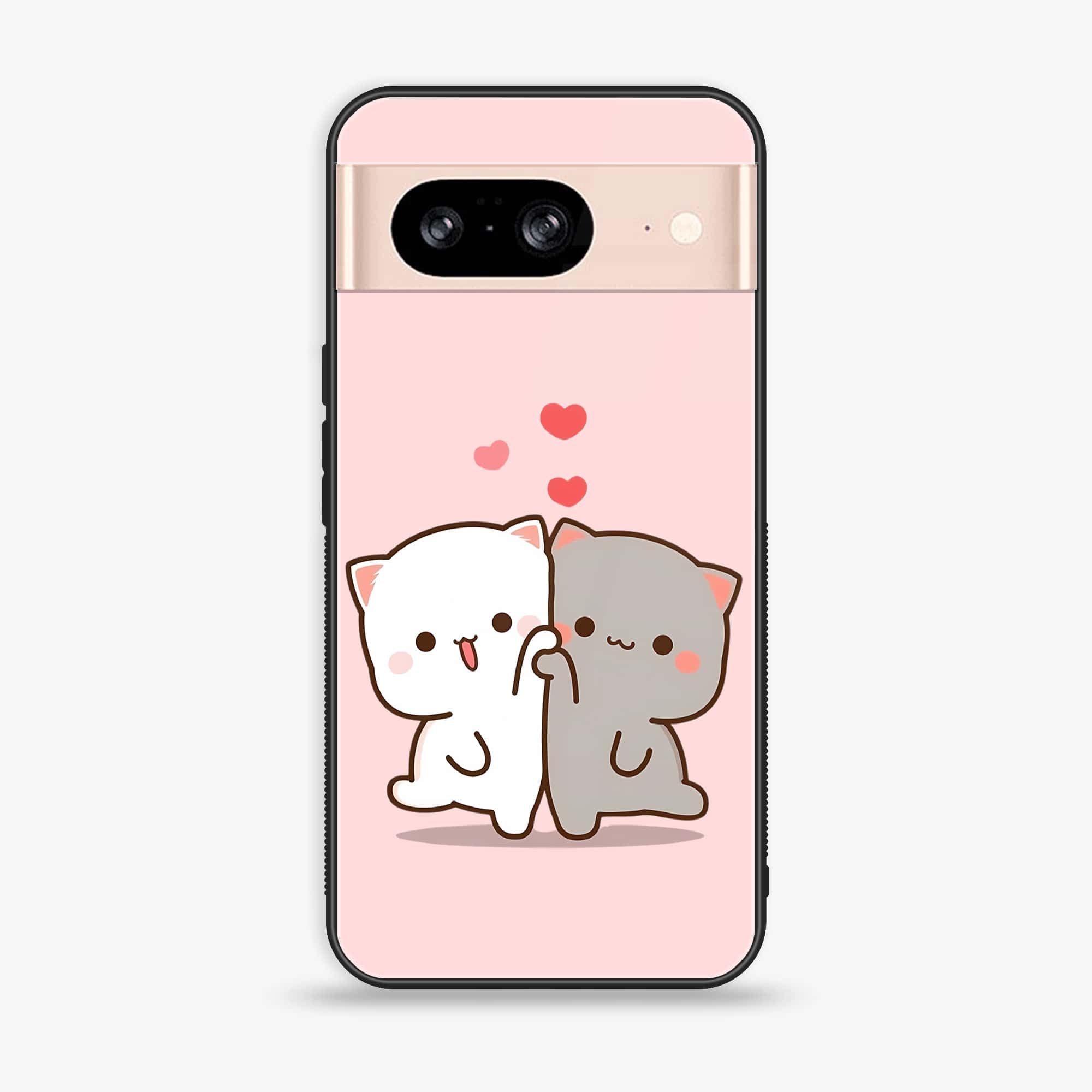Google Pixel 8 - Cute BuBu DuDu Design 6 - Premium Metal Printed soft Bumper Shock Proof Case CS-43392