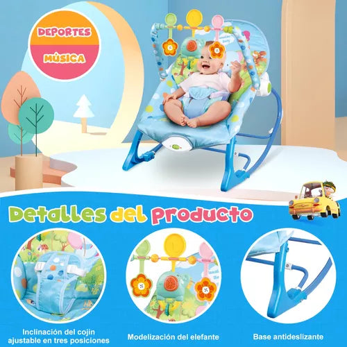Musical Infant To Toddler Rocker Babysitter With Toys