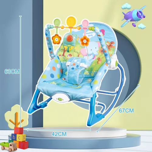 Musical Infant To Toddler Rocker Babysitter With Toys