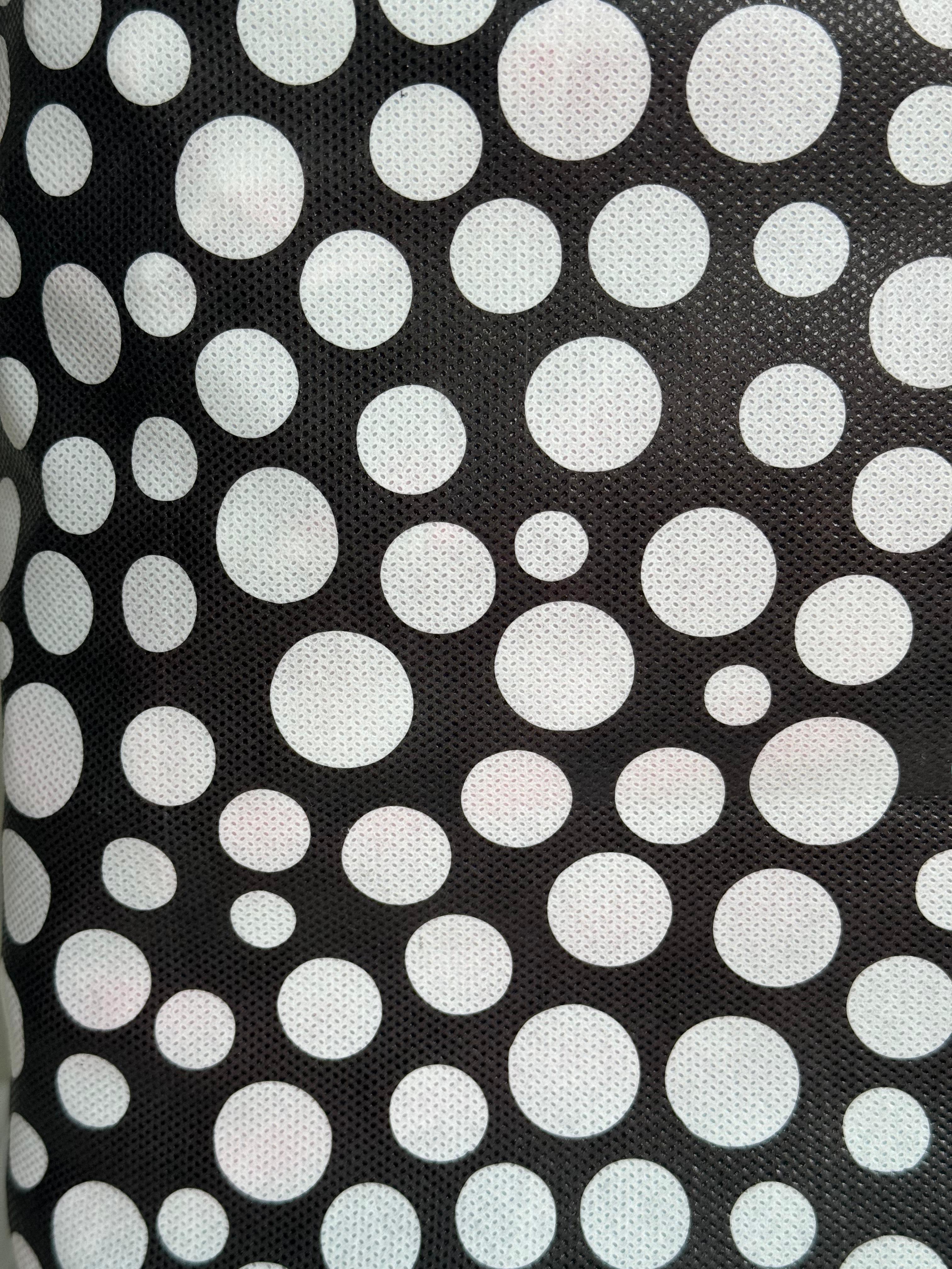 110GSM Cloth Storage Bag 1 Pc White(Polka Dot)