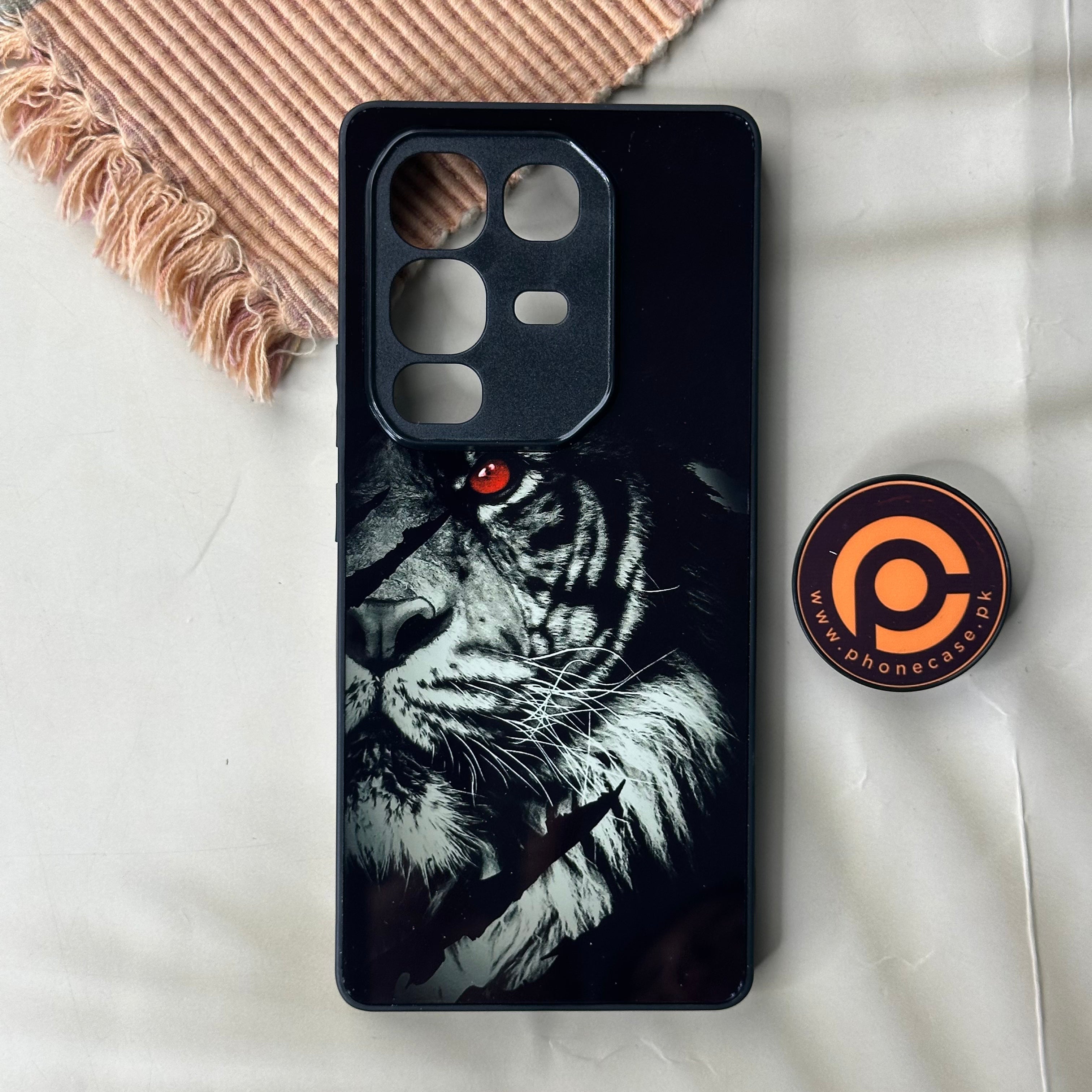 Infinix Note 50/ Note 50 Pro - Tiger  Design 7 - Premium Metal Printed Soft Bumper Shockproof Case CS-43468
