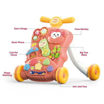 Multi-functional Baby Puzzle Activity Walker