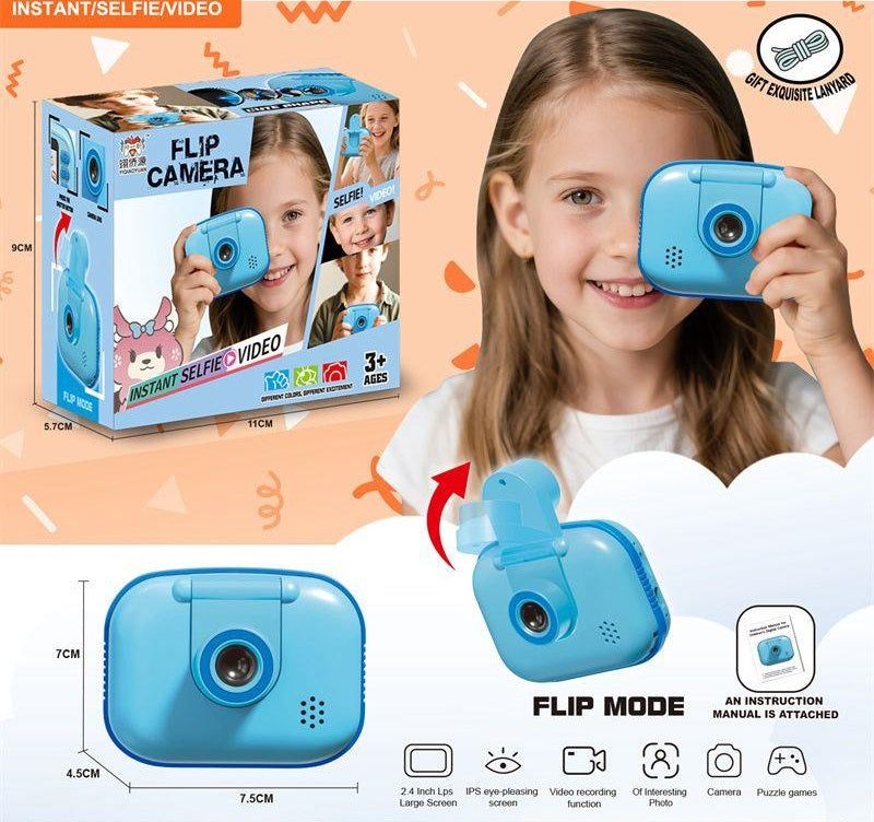 Kids Mini Cute Shape Digital Flip Camera