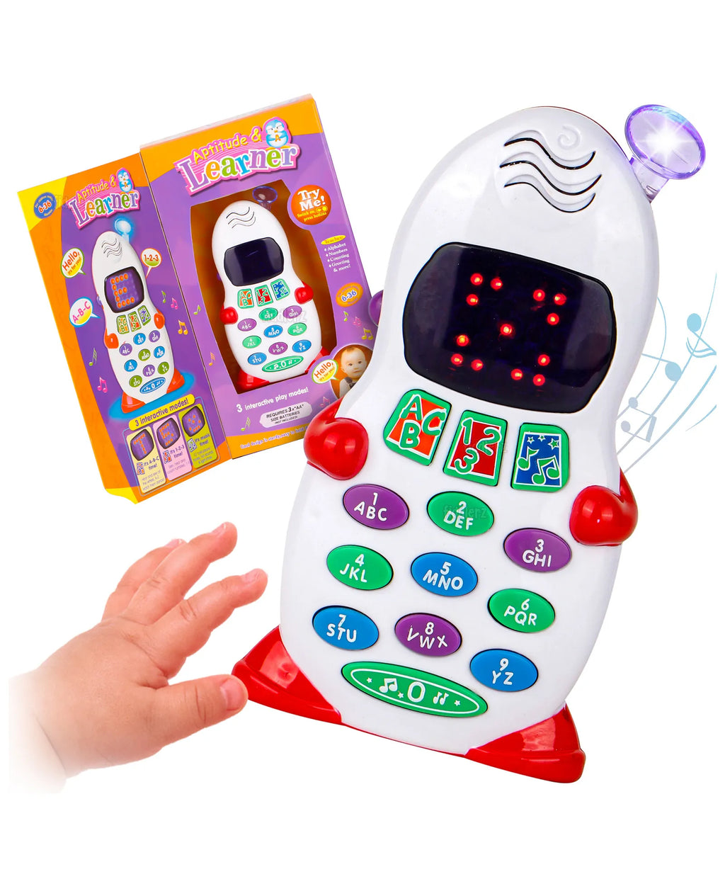 Toddlers Aptitude & Learner Musical Phone With LED Display