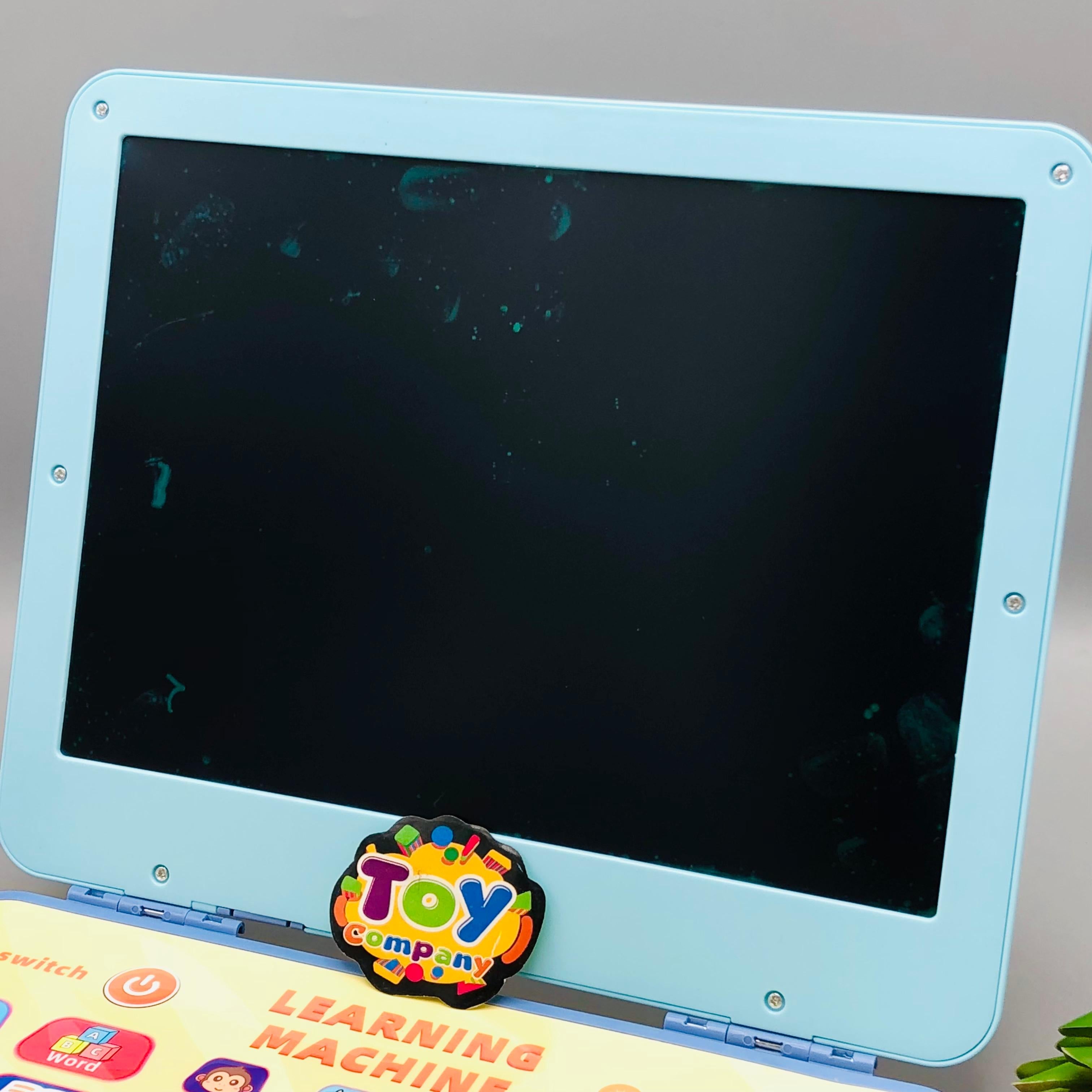 2in1 Kids Learning Laptop & LCD Writing Tablet - Blue