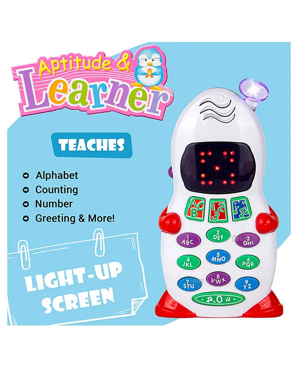 Toddlers Aptitude & Learner Musical Phone With LED Display
