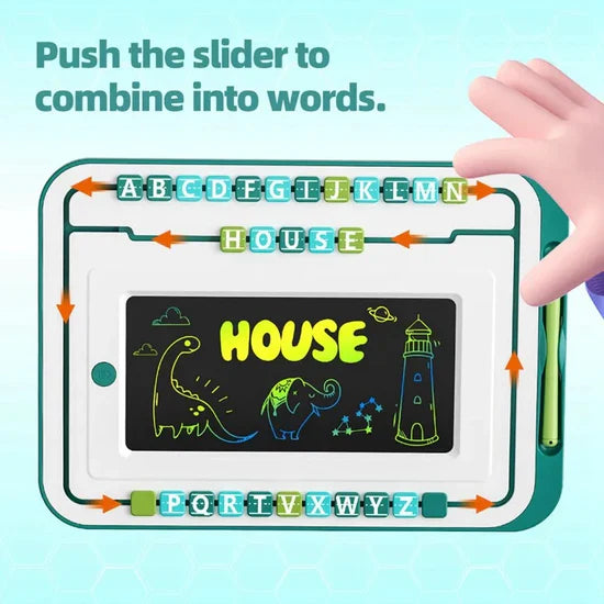 3in1 Kids LCD Writing Tablet & Puzzle Game
