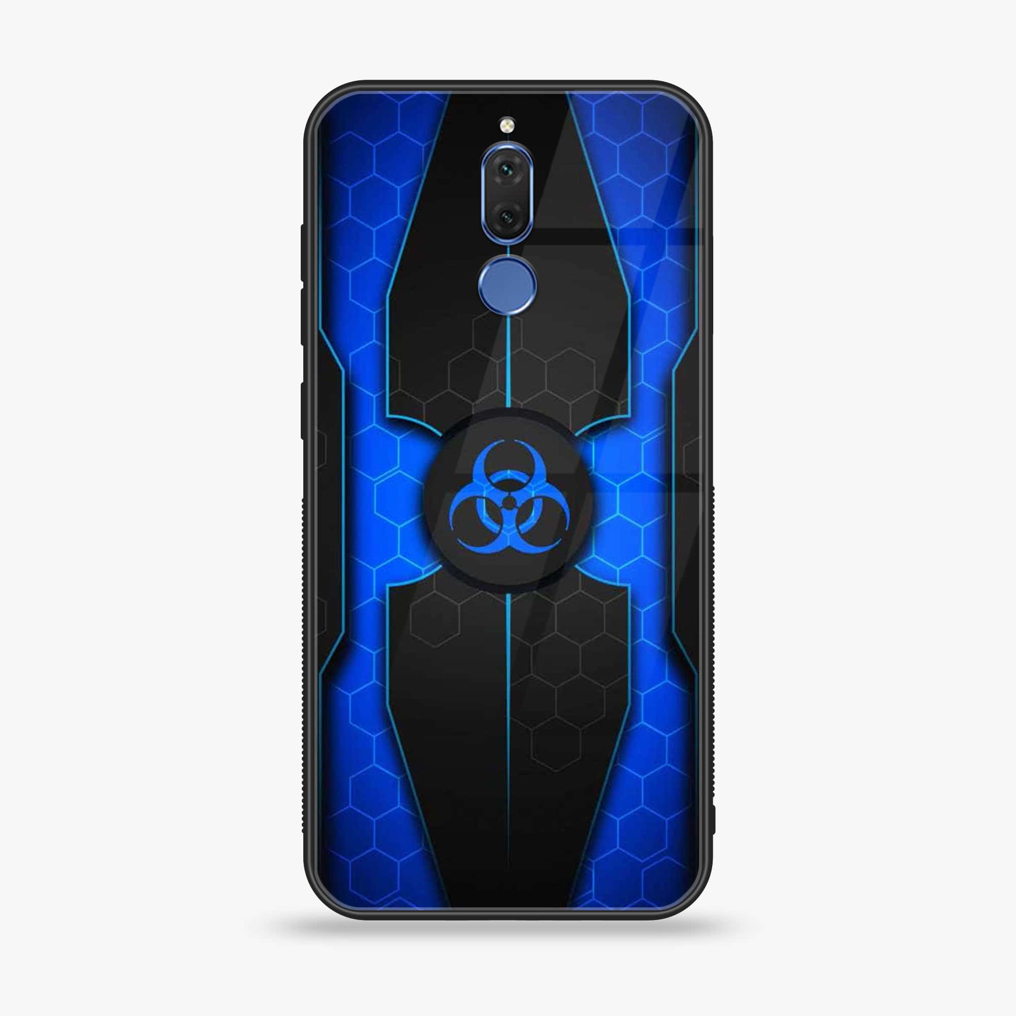 Huawei Mate 10 Lite - Biohazard Sign Design 1 - Premium Printed Glass soft Bumper shock Proof Case CS-43217