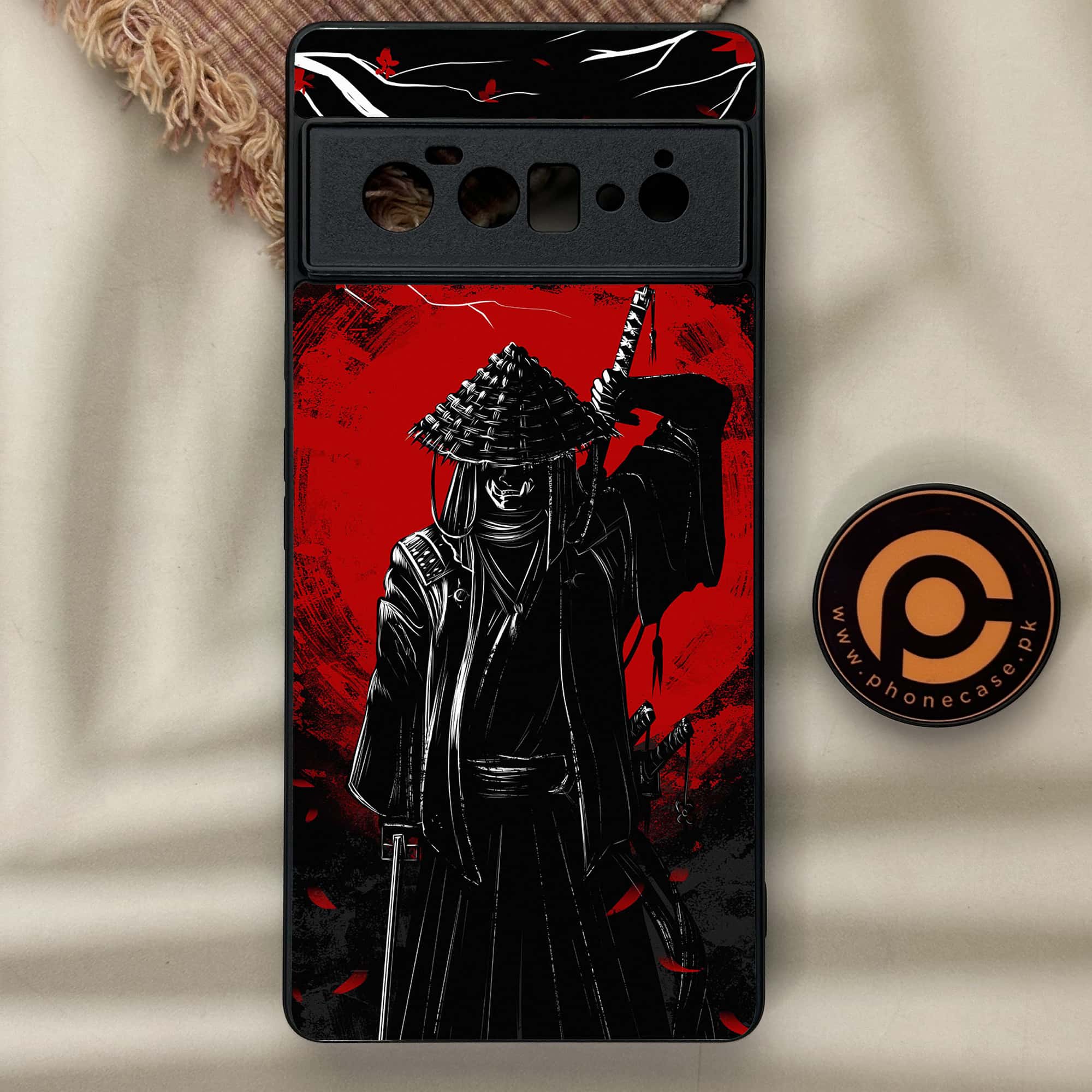 Google Pixel 6 Pro - Ninja Design 6 - Premium Metal Printed soft Bumper Shock Proof Case CS-43310