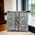 110GSM Cloth Storage Bag 1 Pc Black(Polka Dot)