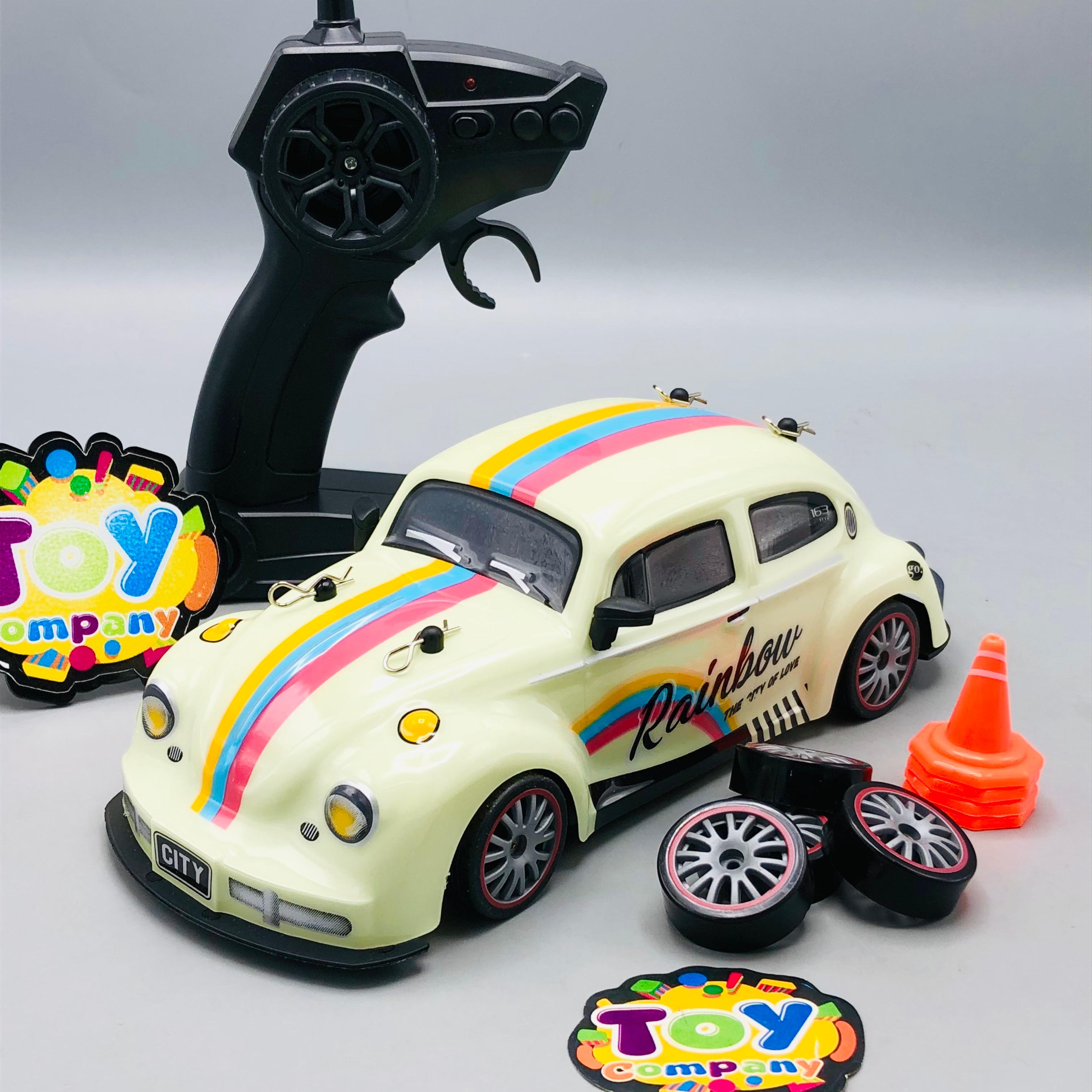 1:18 RC Volkswagen Beetle Foxy Drift Car With Smoke