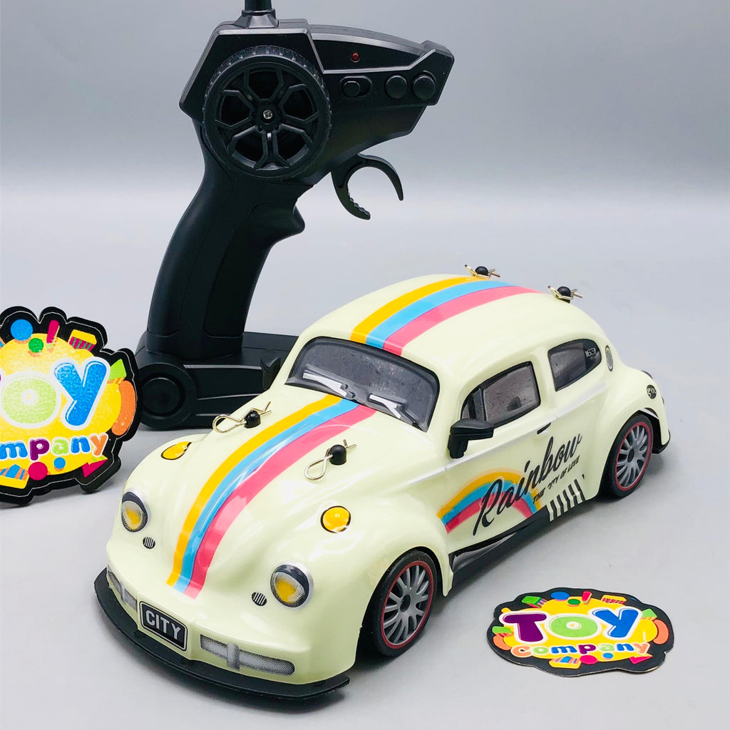 1:18 RC Volkswagen Beetle Foxy Drift Car With Smoke