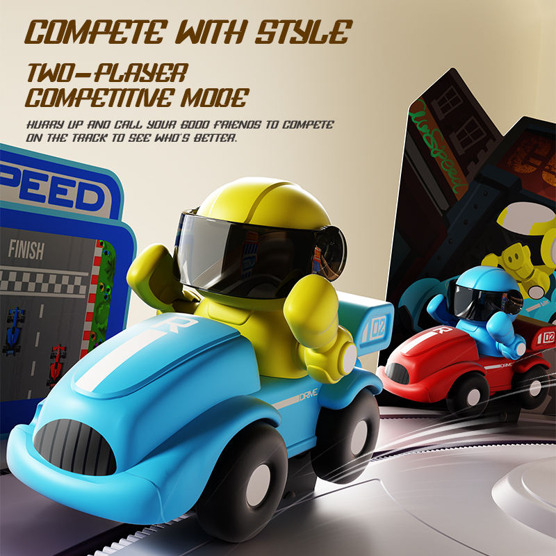 Gesture Control Two-Player Somatosensory Race Track Set