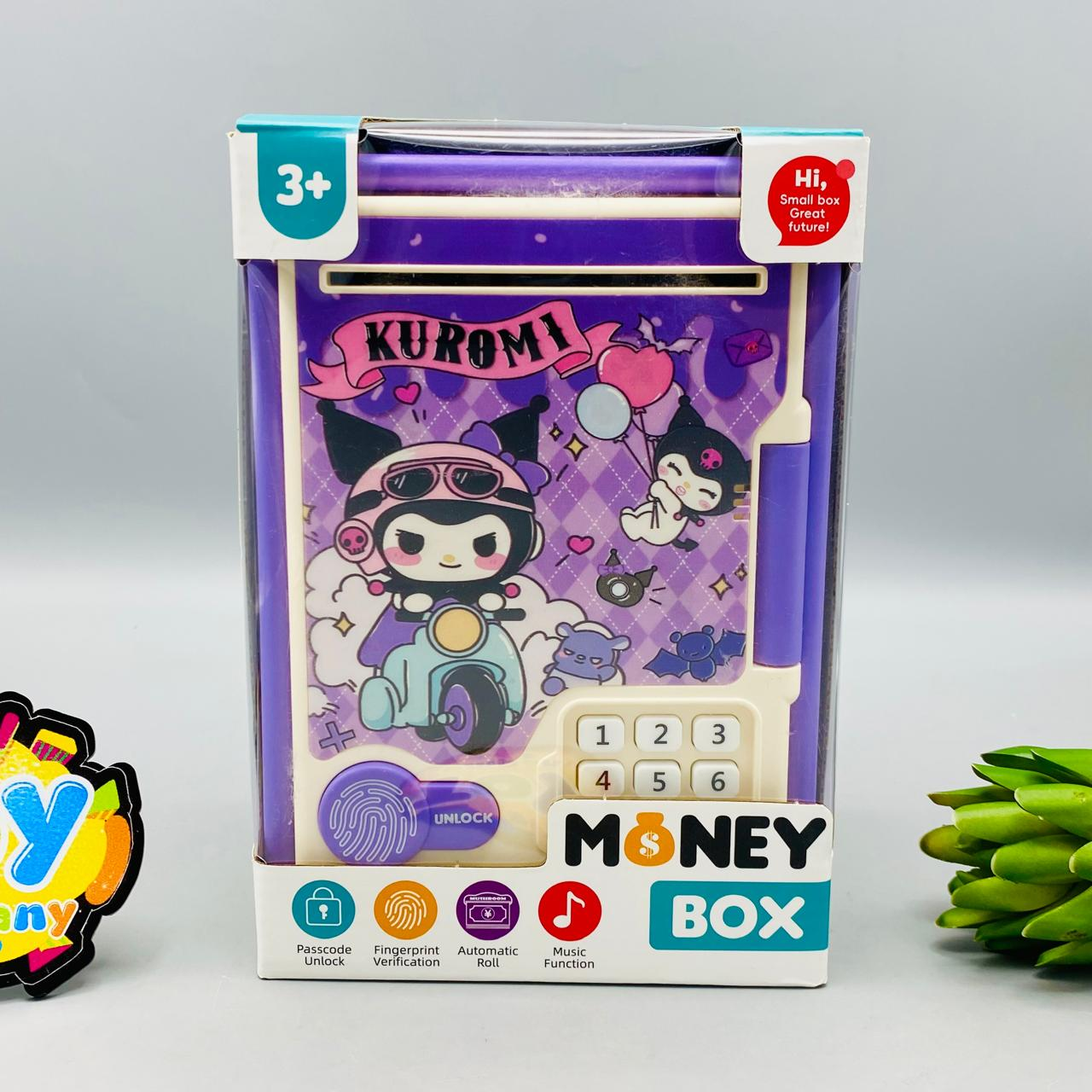 Kuromi Fingerprint & Password Unlock ATM Machine