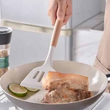 19 Pcs Silicone Cooking Kitchen Utensils Set White