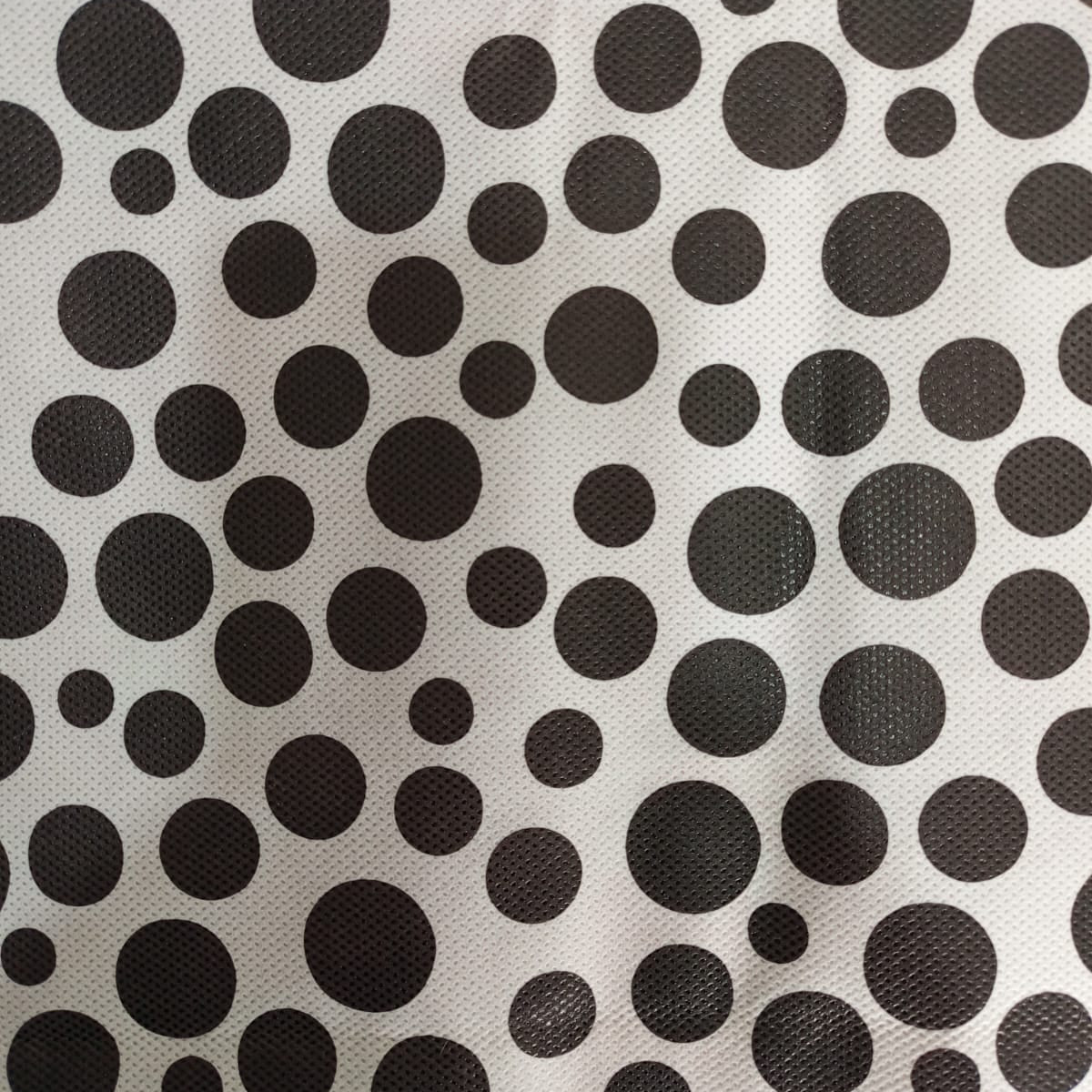 110GSM Cloth Storage Bag 1 Pc Black(Polka Dot)